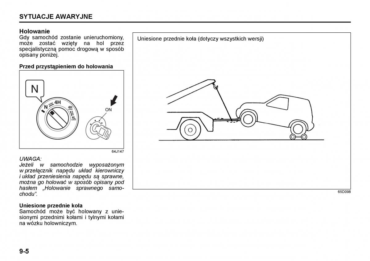 Suzuki Grand Vitara II 2 instrukcja / page 230