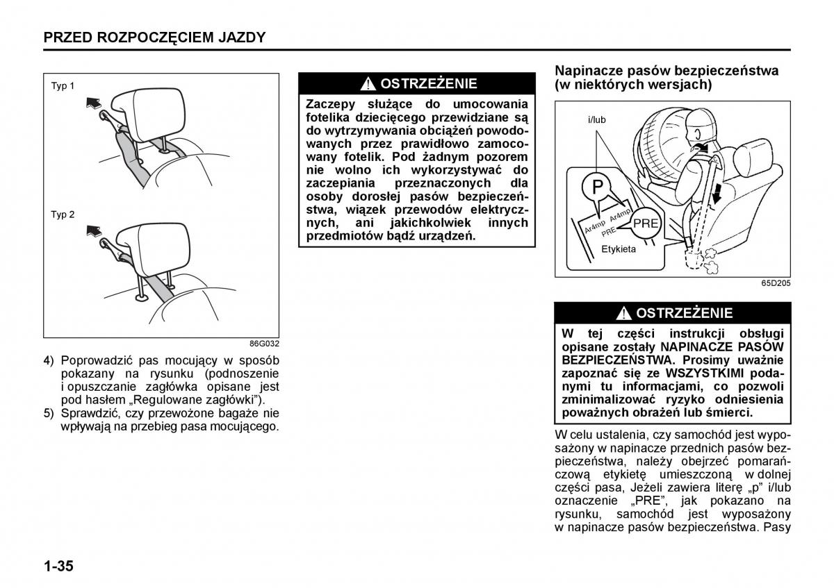 Suzuki Grand Vitara II 2 instrukcja / page 46