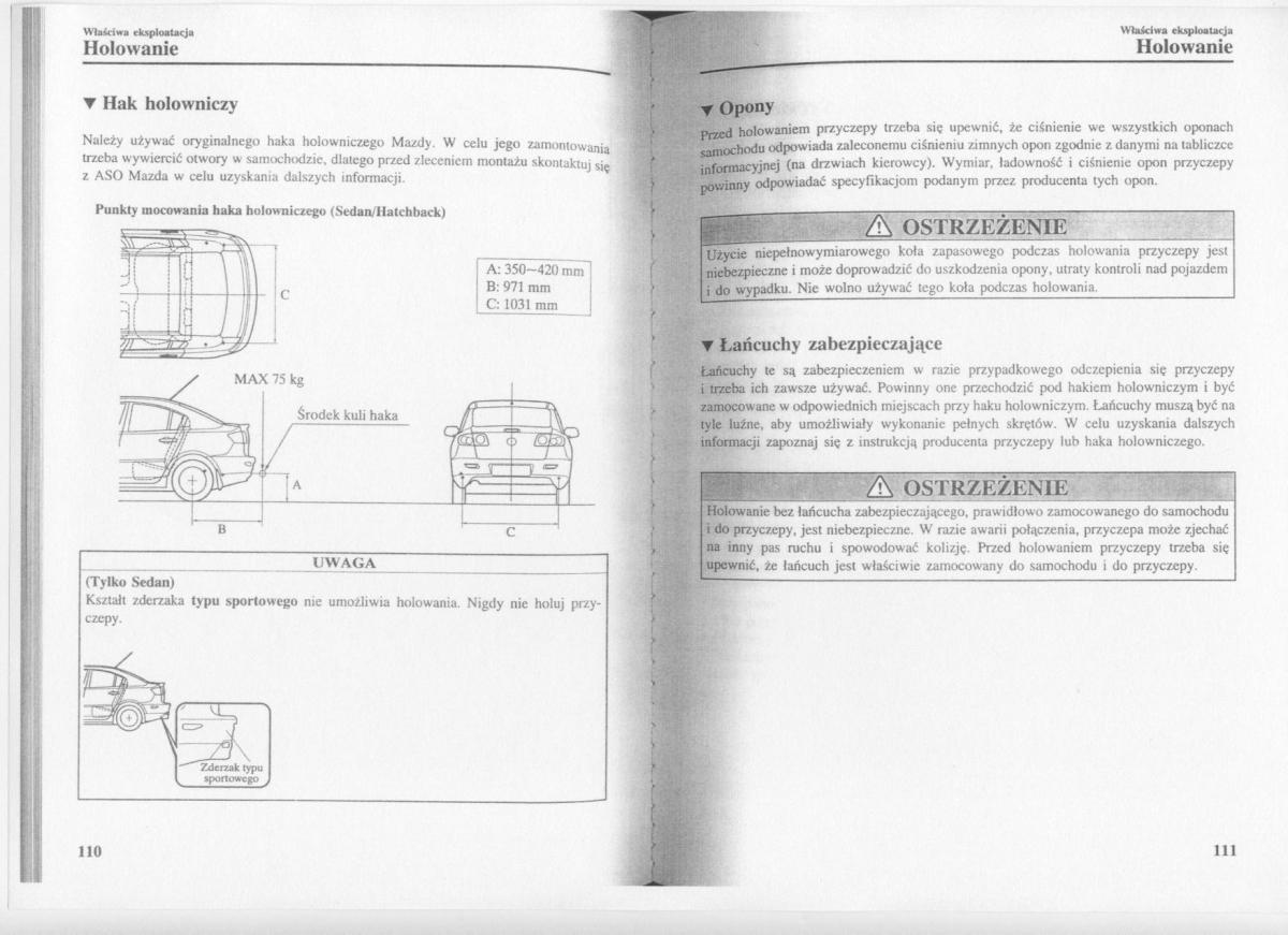 manual  Mazda 3 I 1 instrukcja / page 57