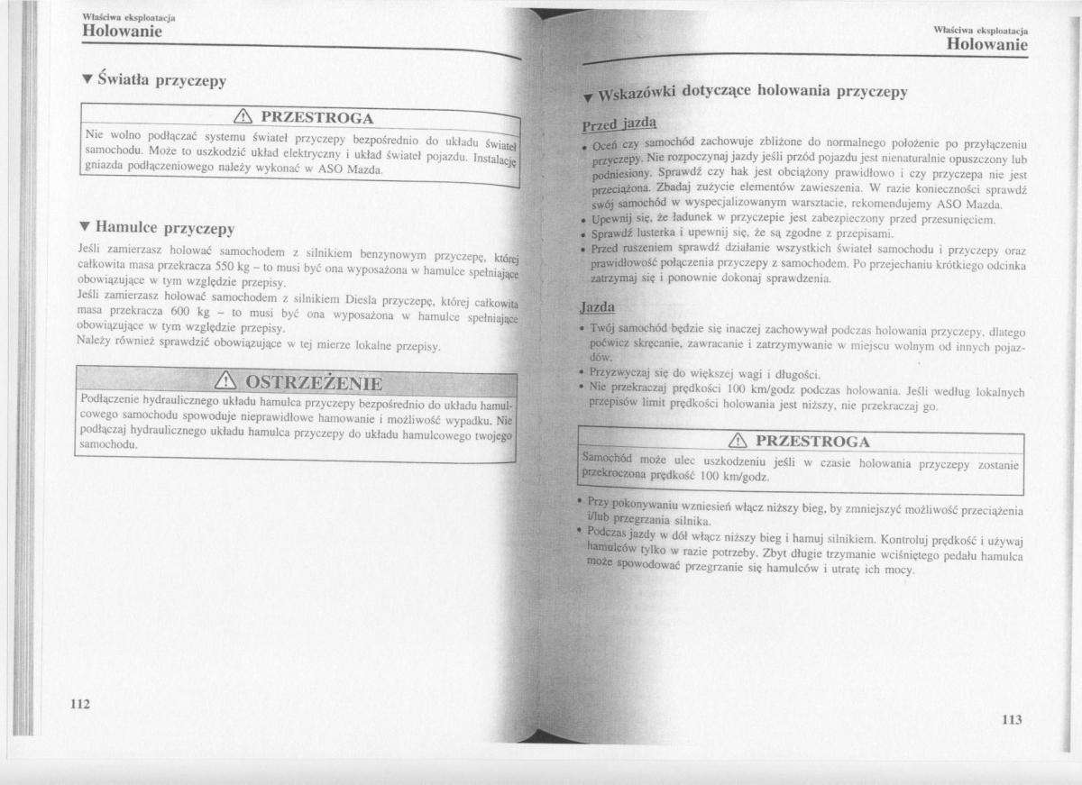 manual  Mazda 3 I 1 instrukcja / page 58