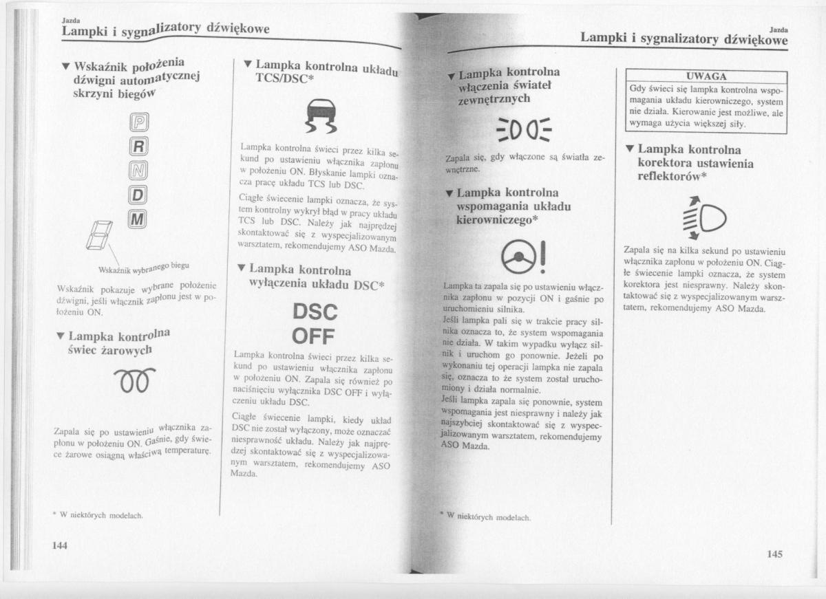 manual  Mazda 3 I 1 instrukcja / page 74