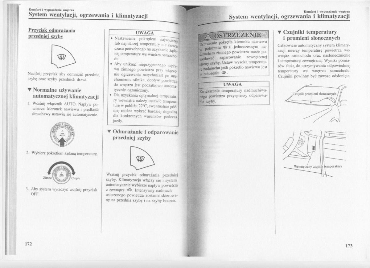 Mazda 3 I 1 instrukcja obslugi / page 88