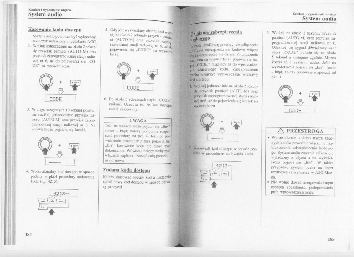 manual  Mazda 3 I 1 instrukcja / page 94