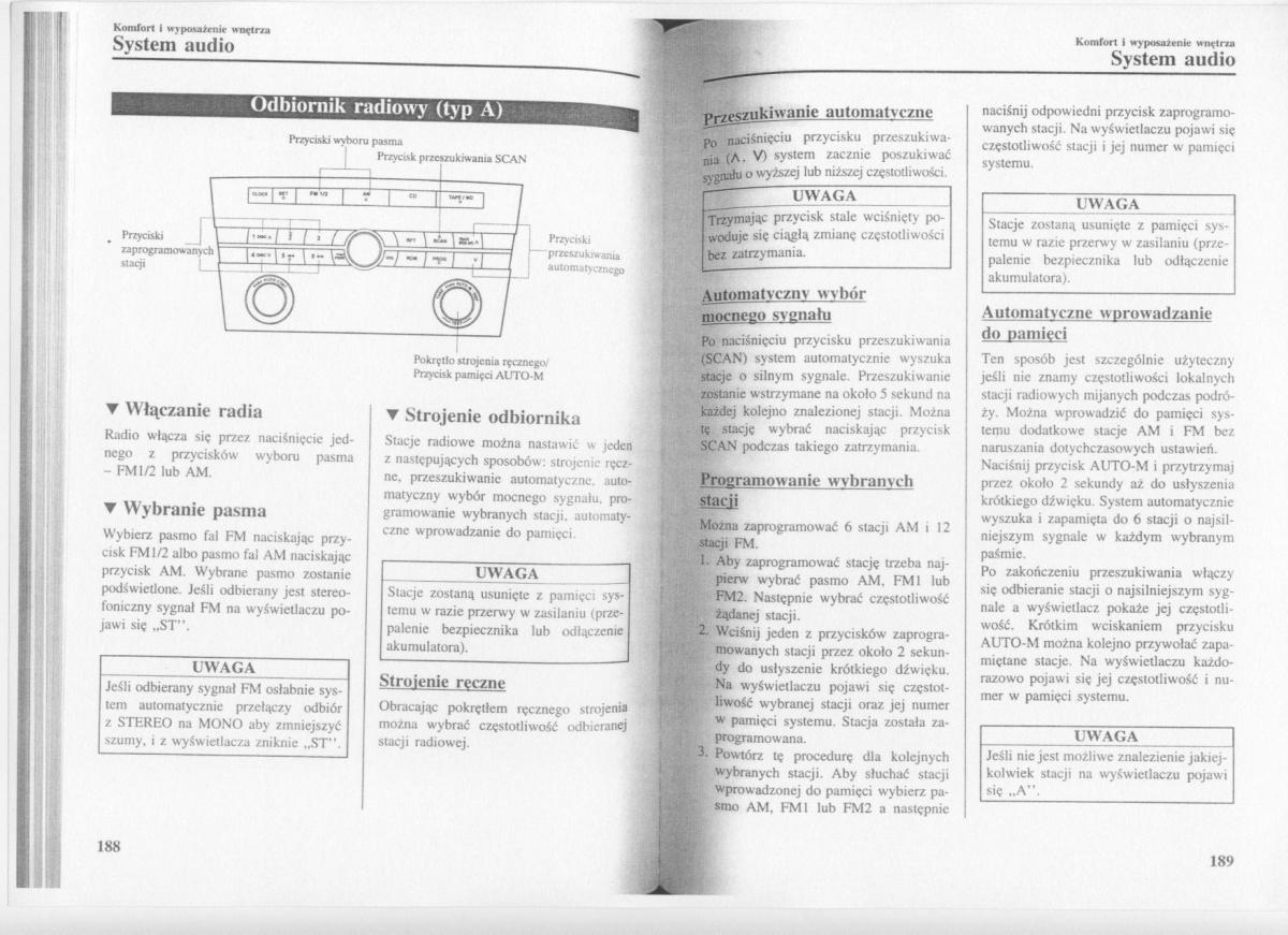 manual  Mazda 3 I 1 instrukcja / page 96