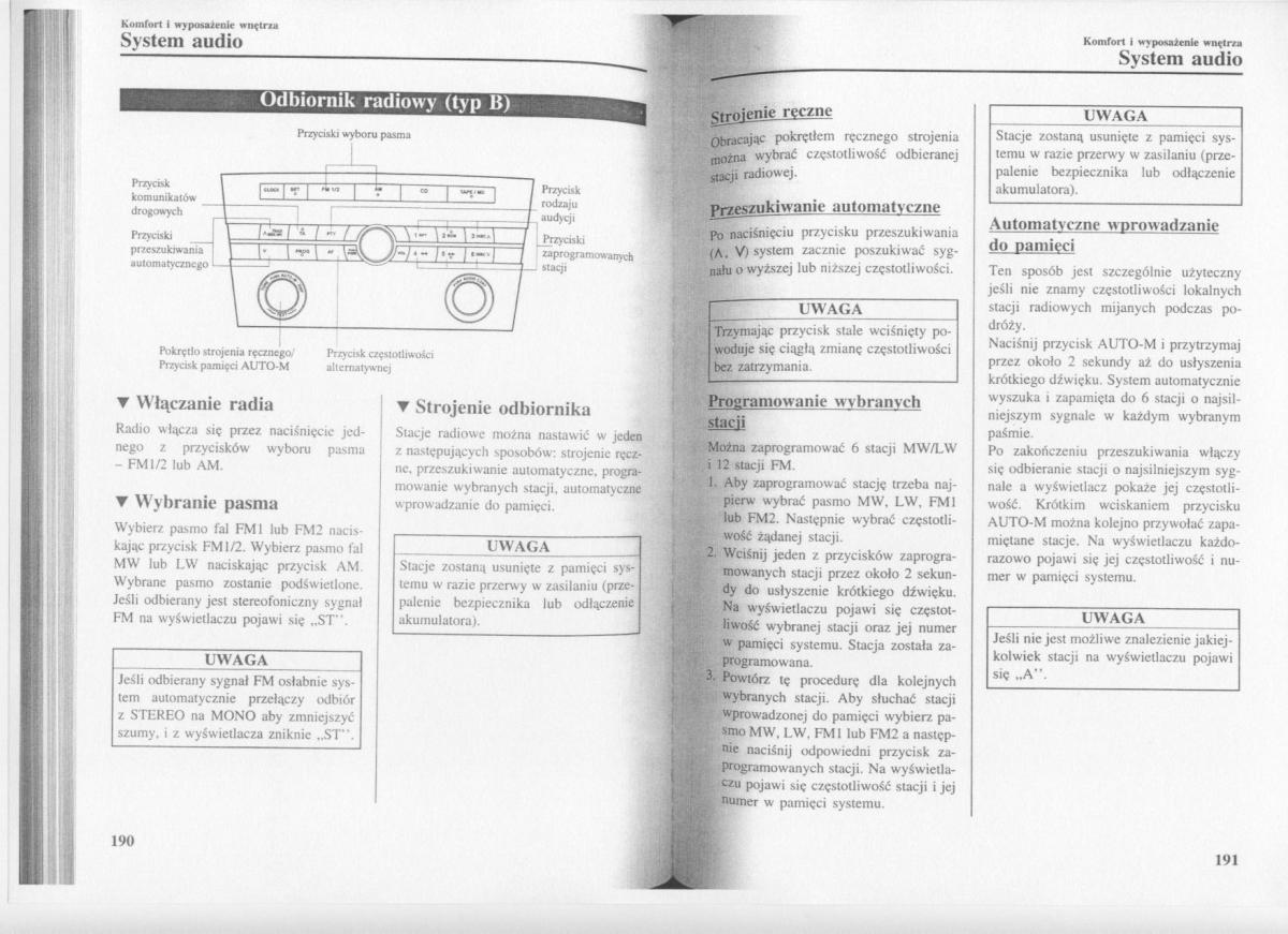 manual  Mazda 3 I 1 instrukcja / page 97