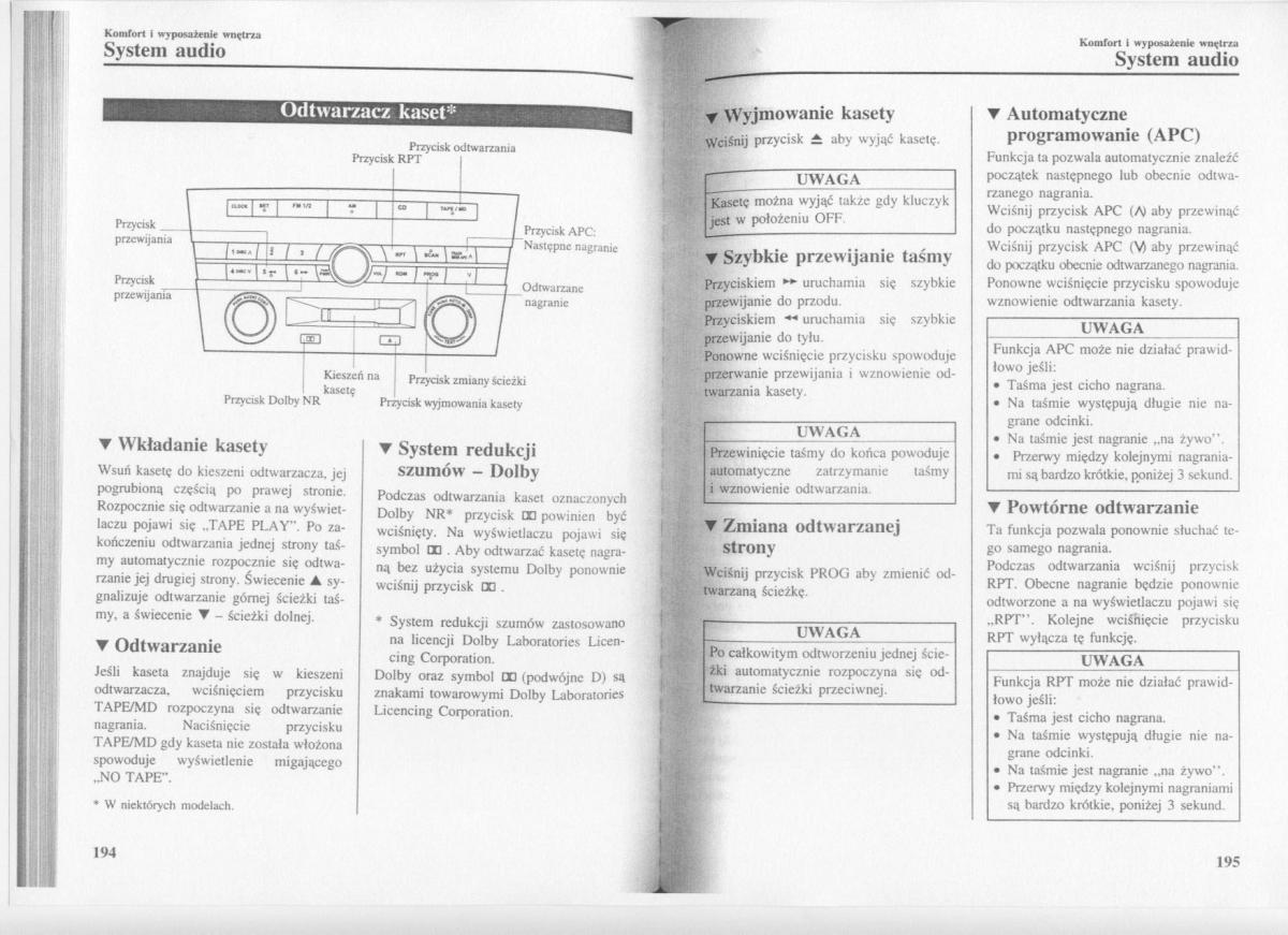 manual  Mazda 3 I 1 instrukcja / page 99