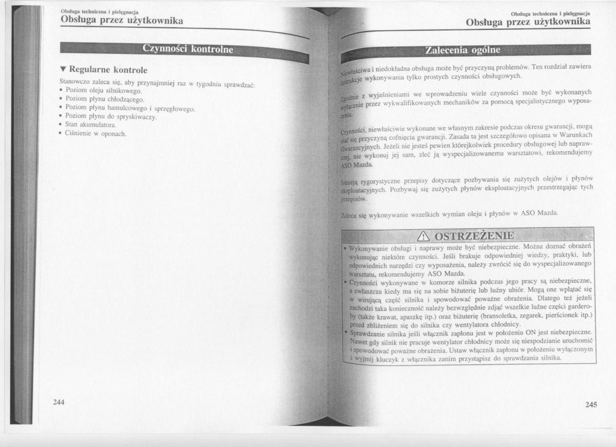 manual  Mazda 3 I 1 instrukcja / page 124