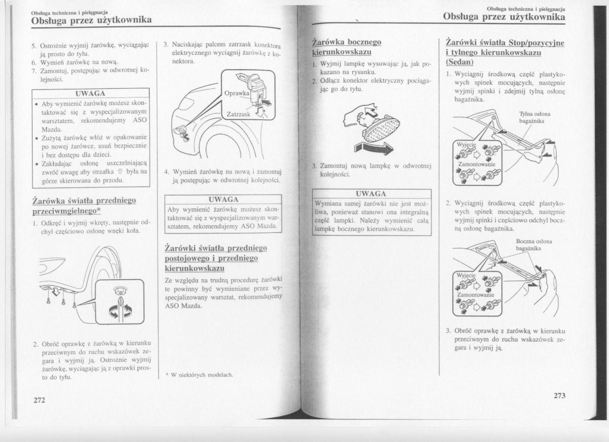 Mazda 3 I 1 instrukcja obslugi / page 138