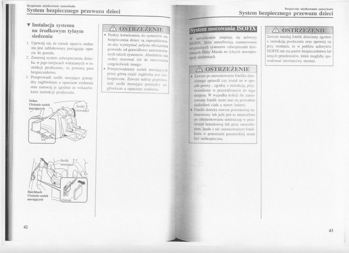 manual  Mazda 3 I 1 instrukcja / page 23