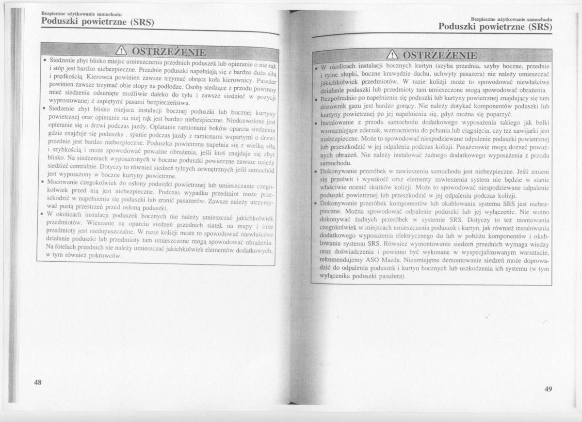 Mazda 3 I 1 instrukcja obslugi / page 26