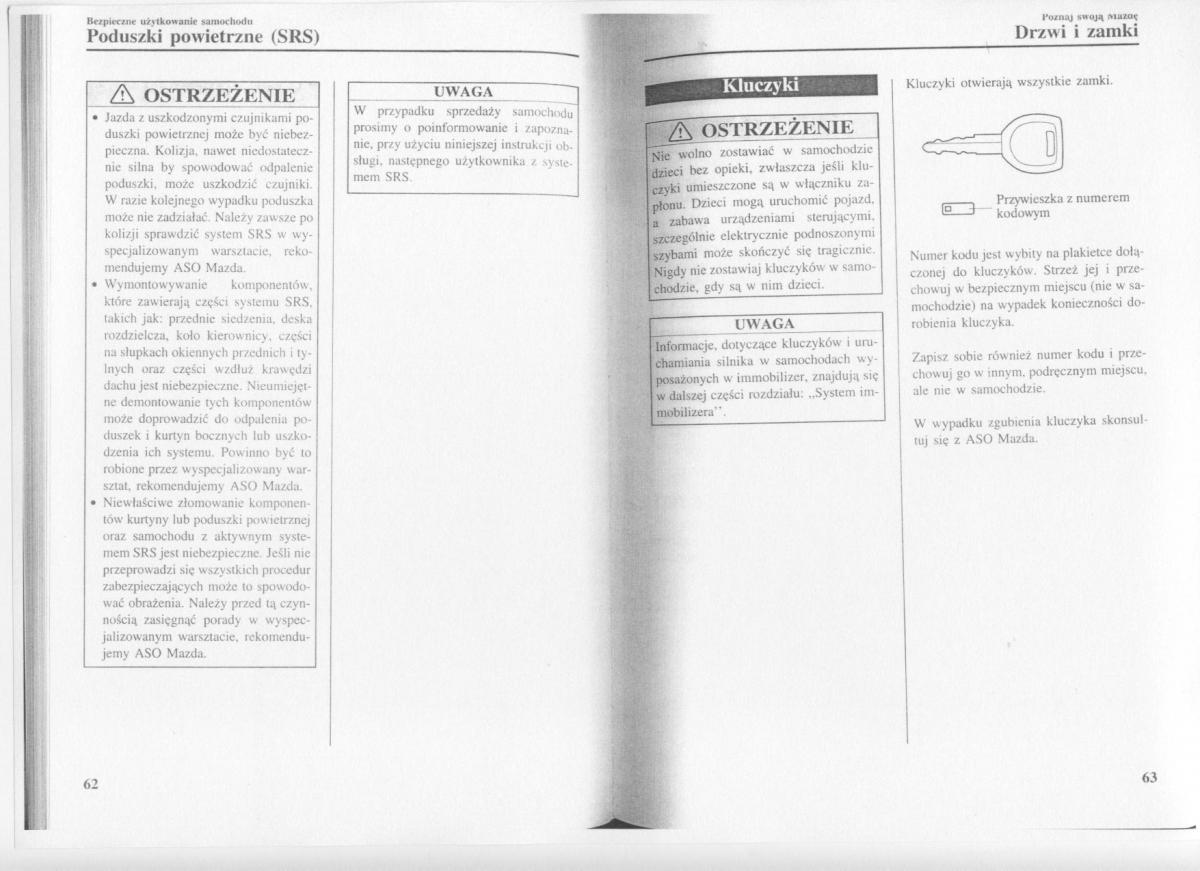 manual  Mazda 3 I 1 instrukcja / page 33