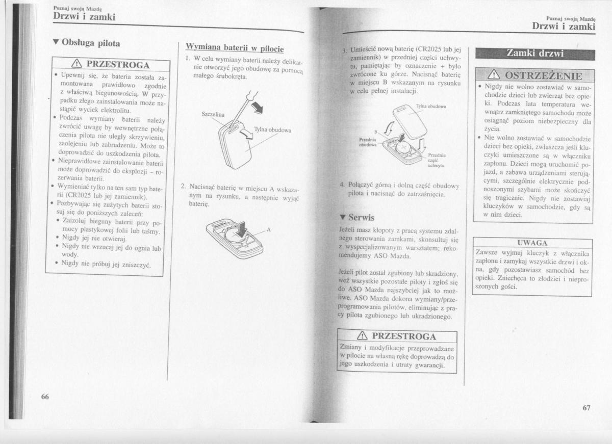 manual  Mazda 3 I 1 instrukcja / page 35