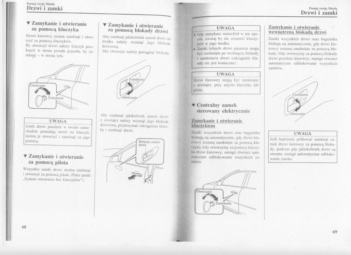 manual  Mazda 3 I 1 instrukcja / page 36