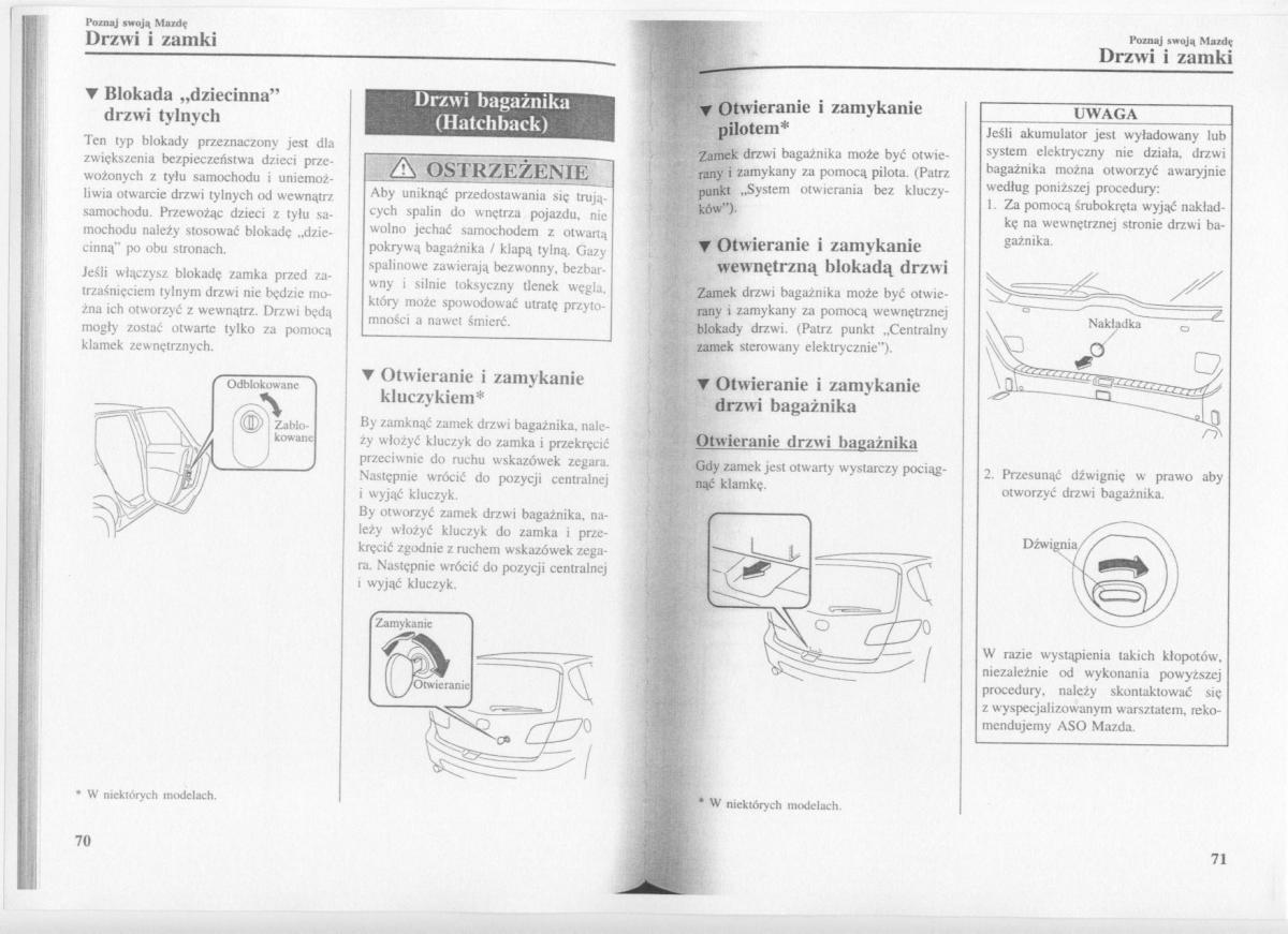 manual  Mazda 3 I 1 instrukcja / page 37