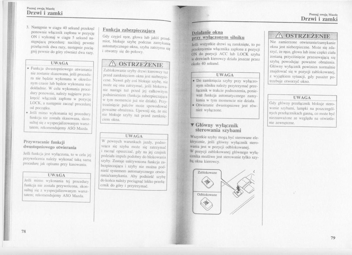 manual  Mazda 3 I 1 instrukcja / page 41