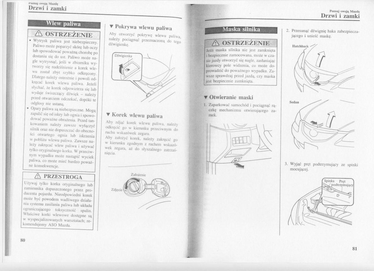 manual  Mazda 3 I 1 instrukcja / page 42