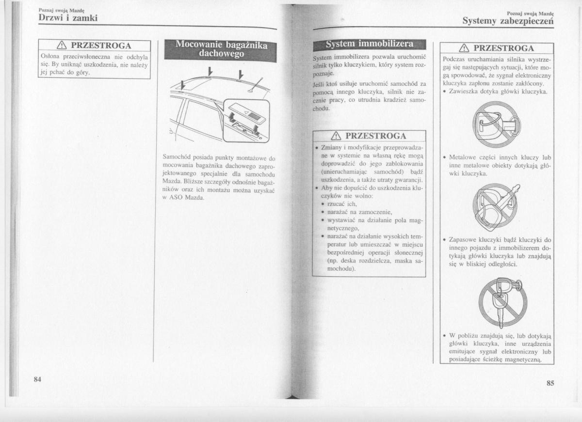 manual  Mazda 3 I 1 instrukcja / page 44