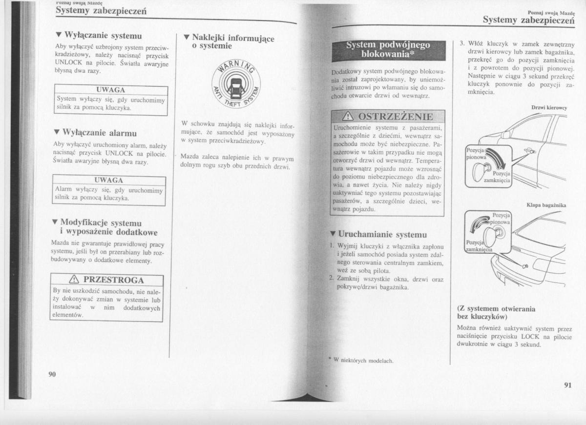 manual  Mazda 3 I 1 instrukcja / page 47