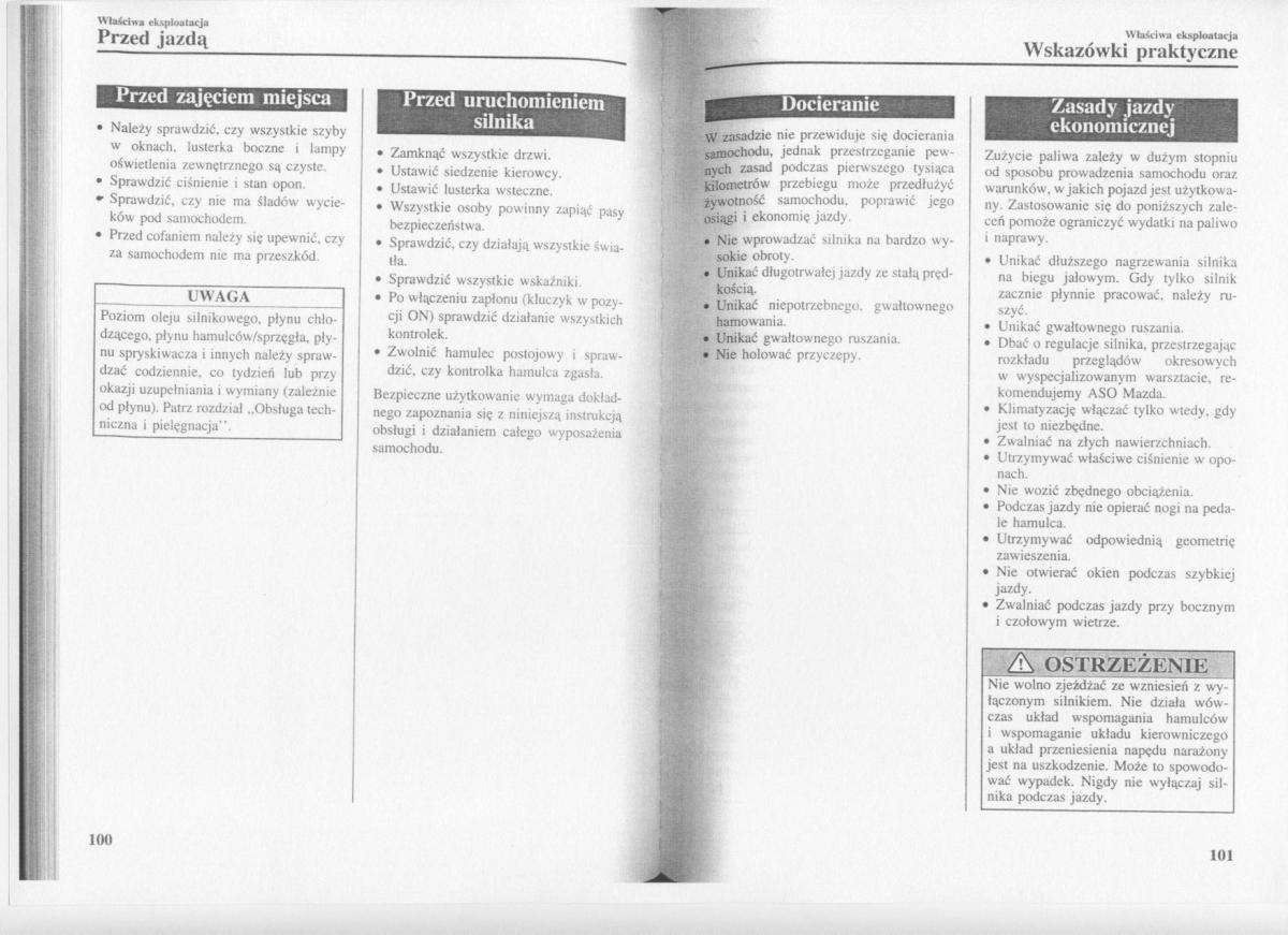 manual  Mazda 3 I 1 instrukcja / page 52