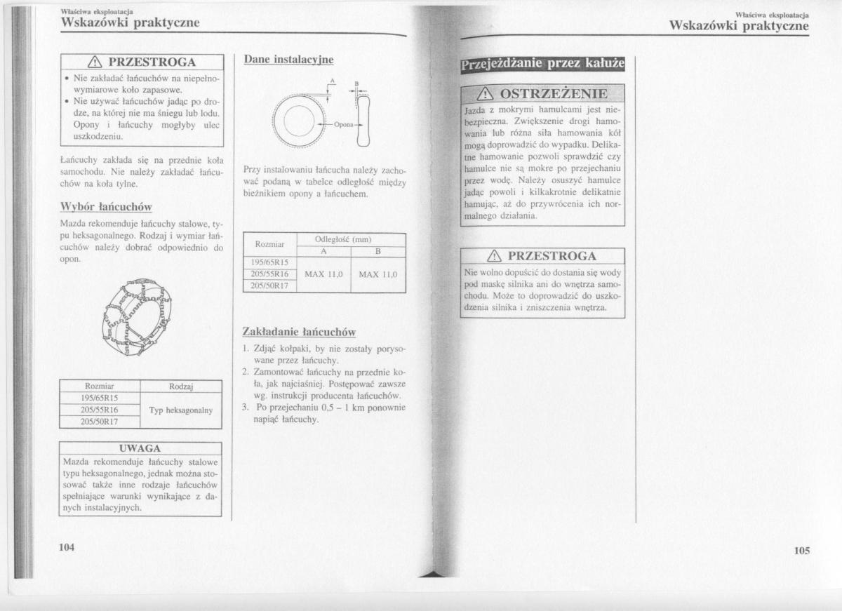 manual  Mazda 3 I 1 instrukcja / page 54