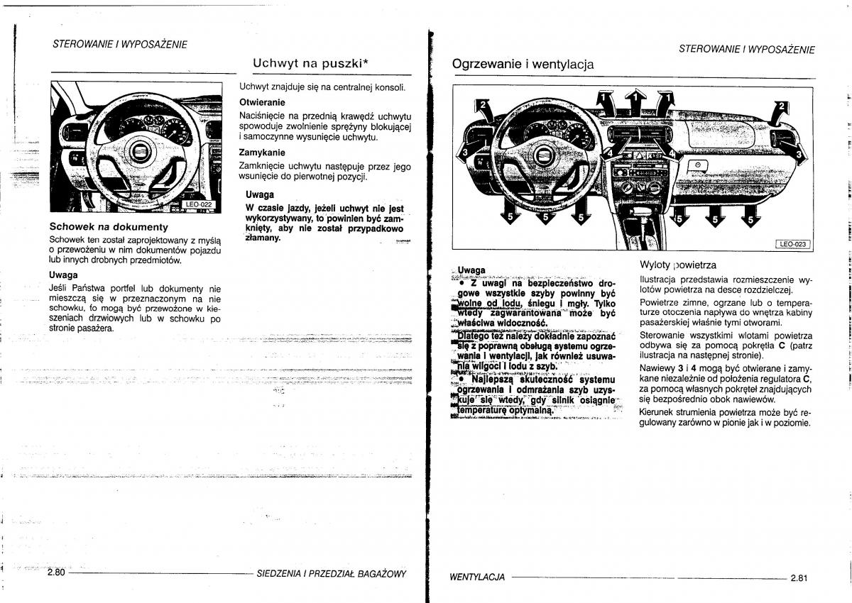 manual  Seat Leon I 1 instrukcja / page 58