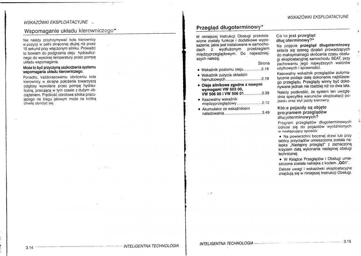 manual  Seat Leon I 1 instrukcja / page 79