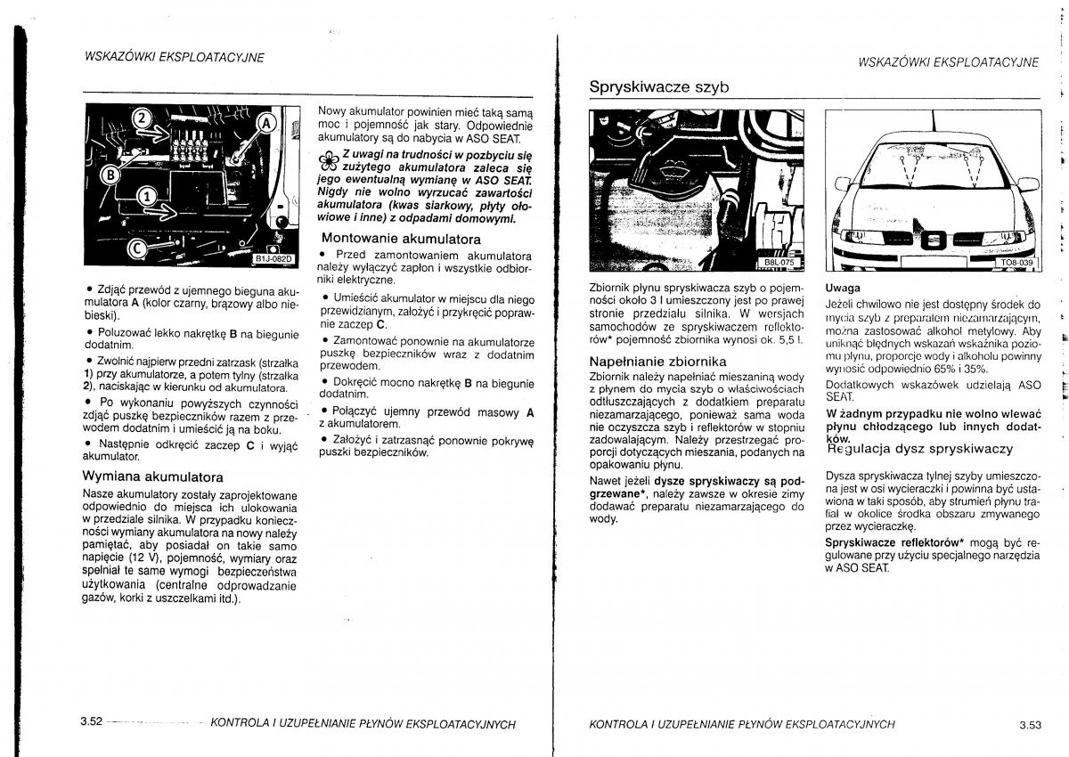 manual  Seat Leon I 1 instrukcja / page 98