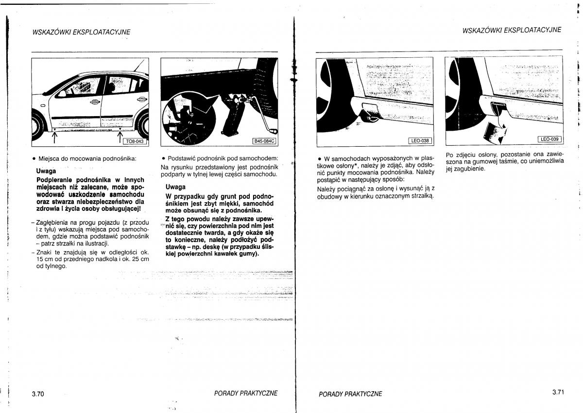 manual  Seat Leon I 1 instrukcja / page 107