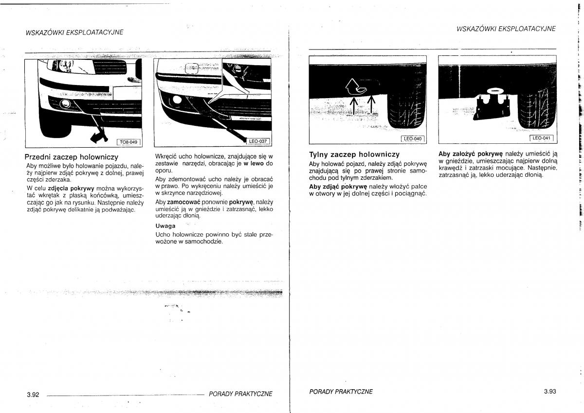 Seat Leon I 1 instrukcja obslugi / page 119