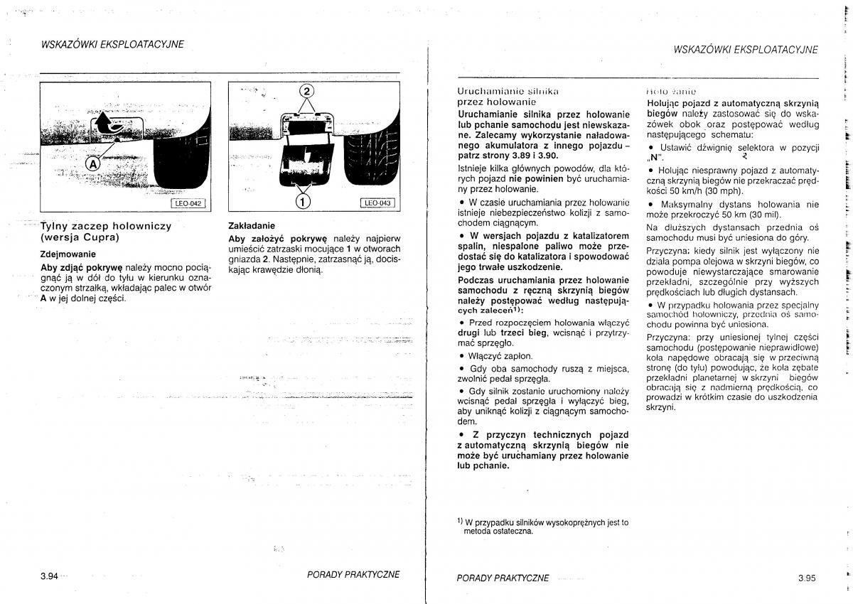 manual  Seat Leon I 1 instrukcja / page 120