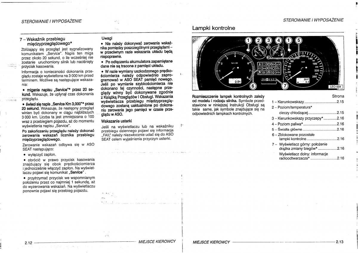 Seat Leon I 1 instrukcja obslugi / page 25