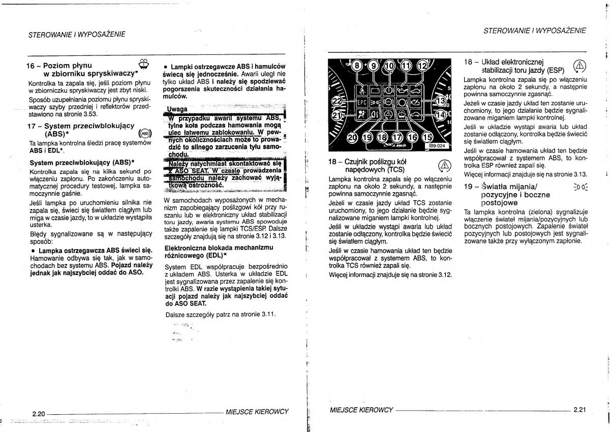 Seat Leon I 1 instrukcja obslugi / page 29