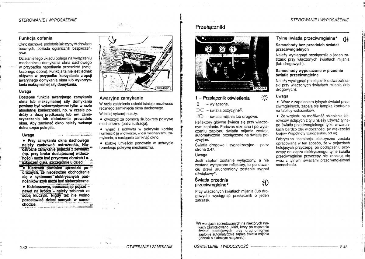 manual  Seat Leon I 1 instrukcja / page 40