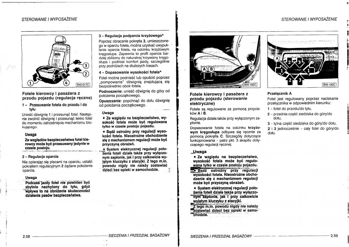 manual  Seat Leon I 1 instrukcja / page 47