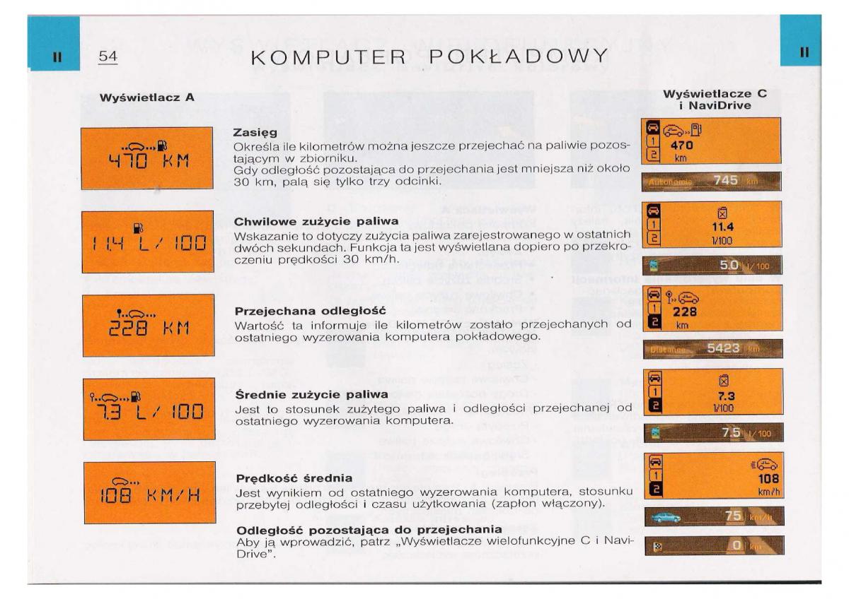 Citroen C5 I FL instrukcja obslugi / page 56