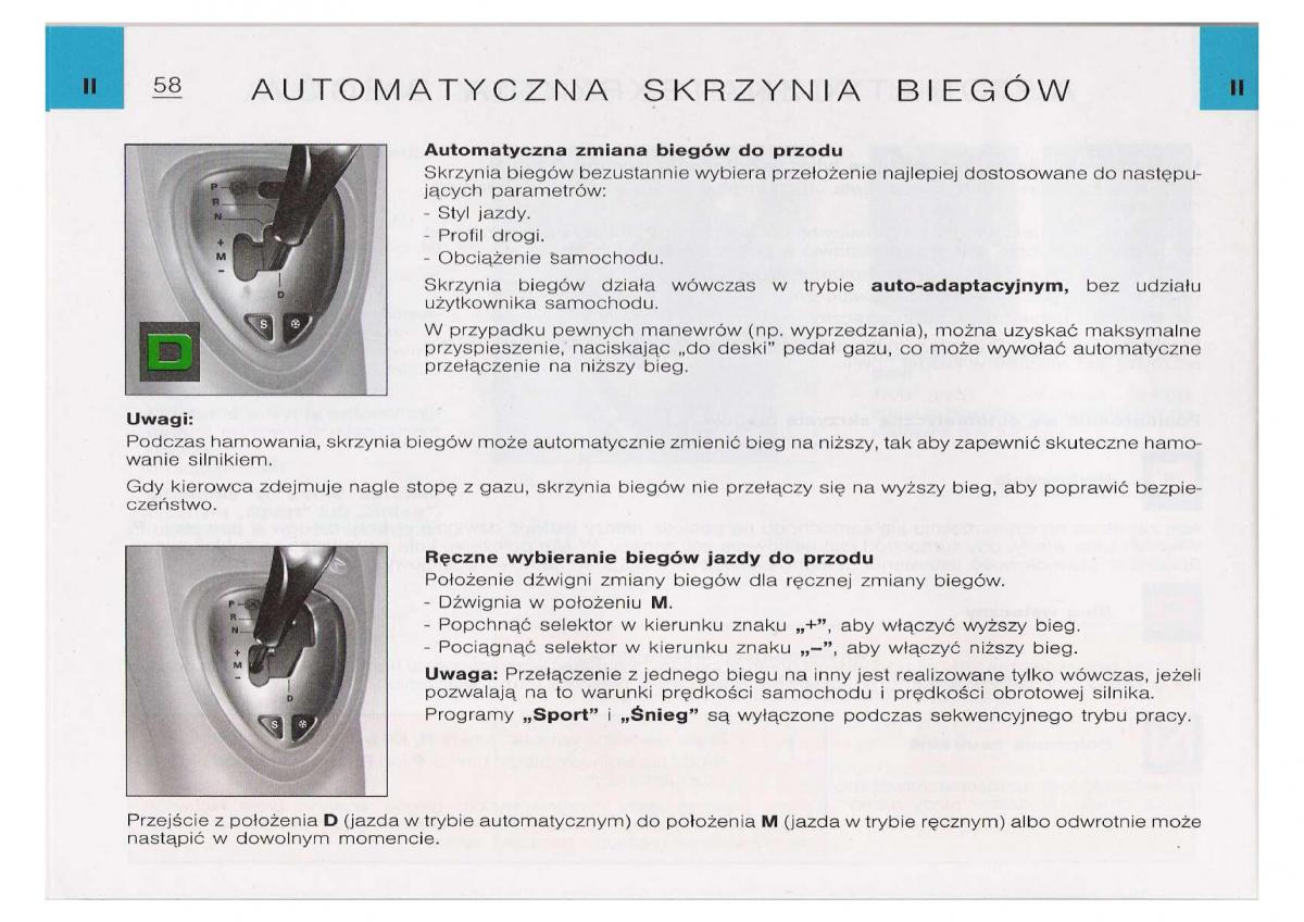 Citroen C5 I FL instrukcja obslugi / page 60