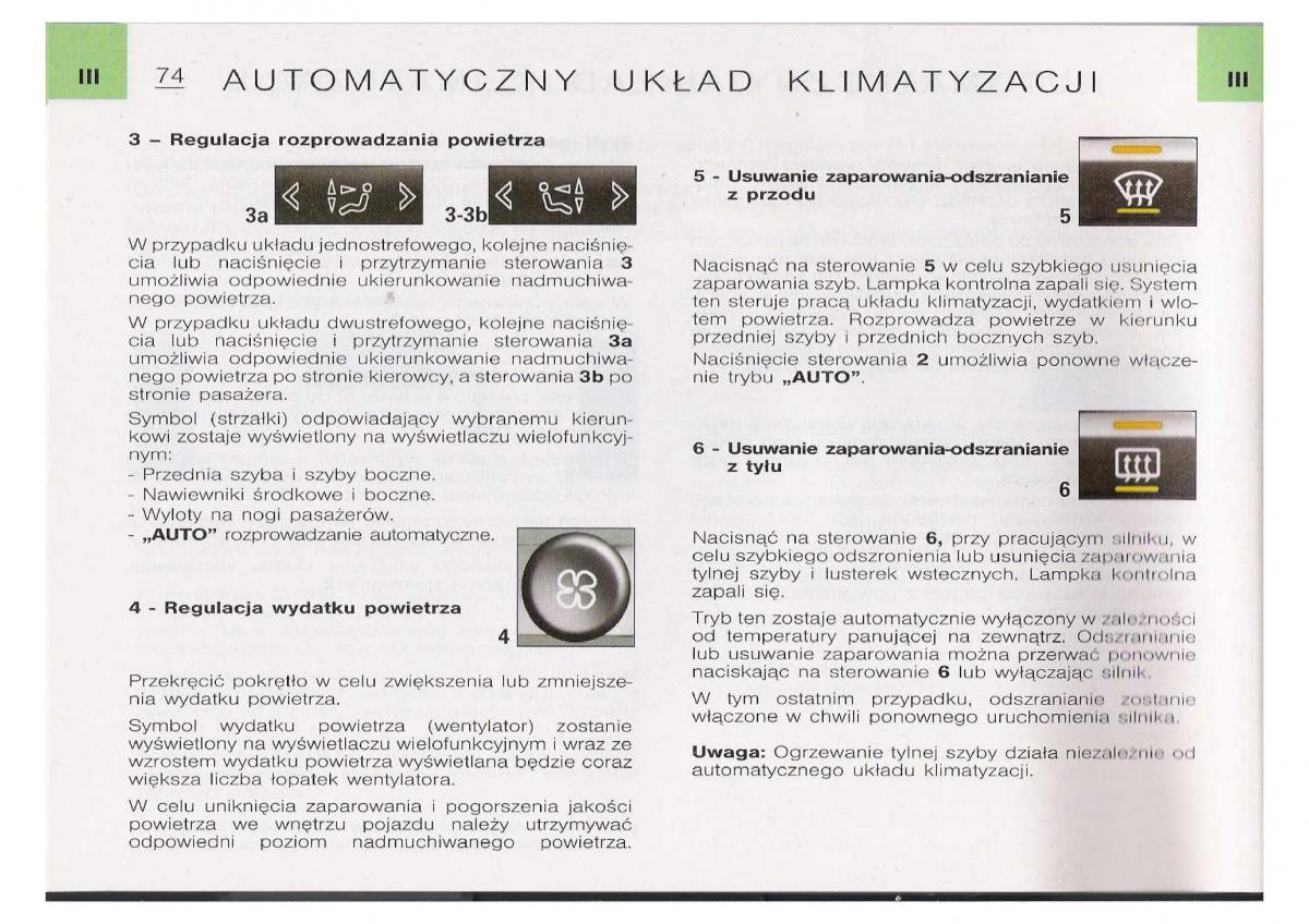 Citroen C5 I FL instrukcja obslugi / page 76