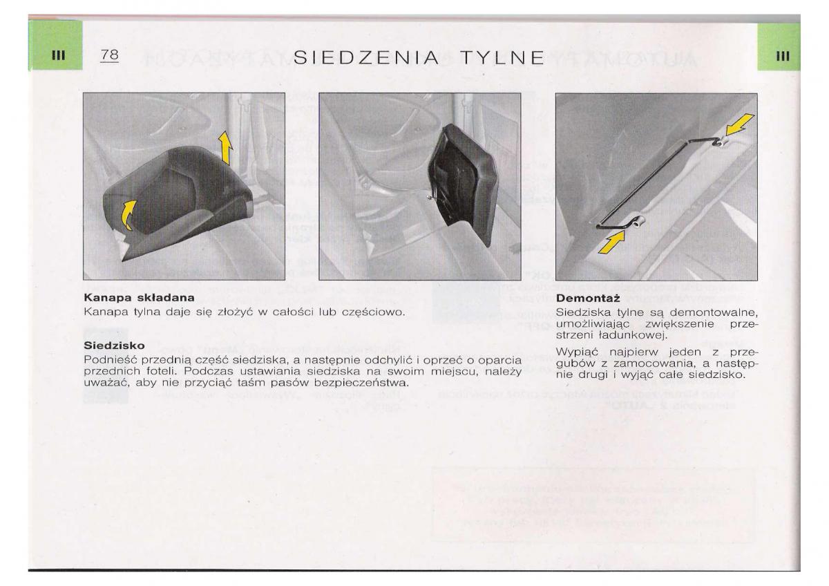 Citroen C5 I FL instrukcja obslugi / page 80