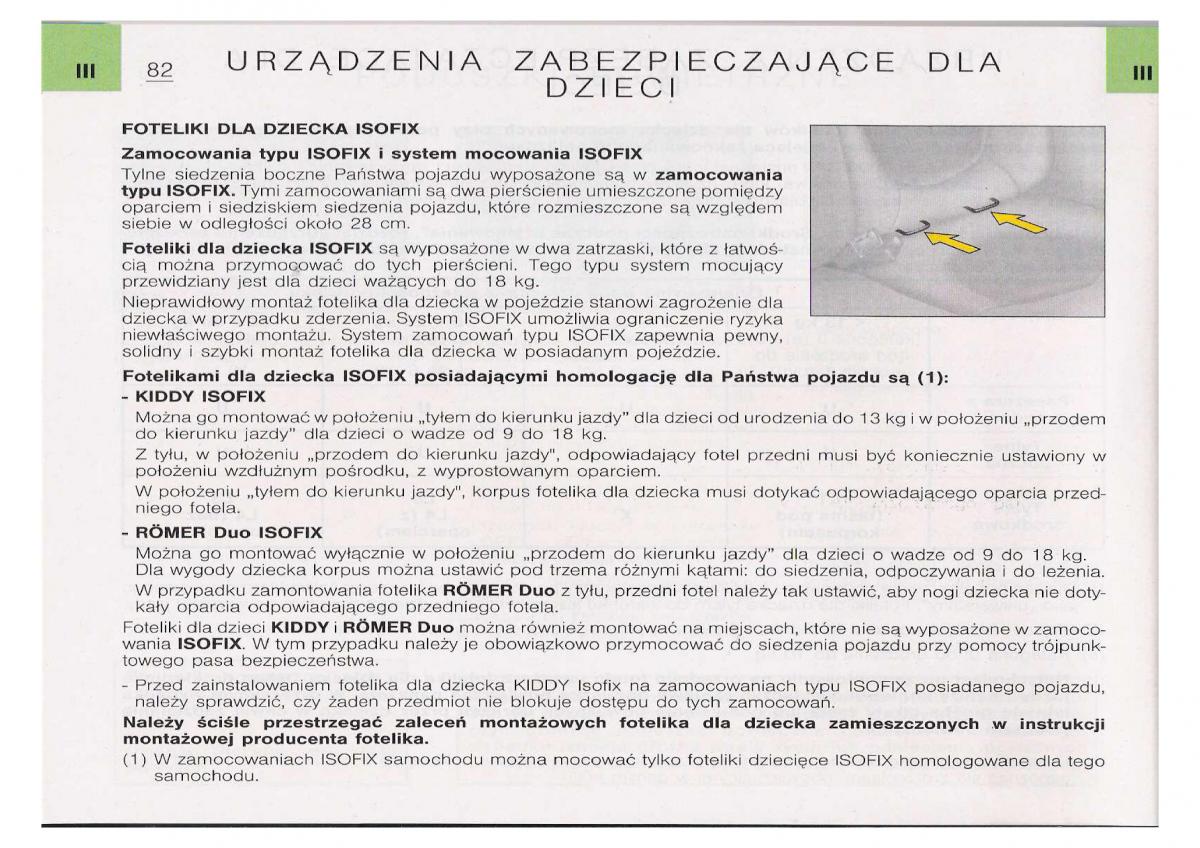 Citroen C5 I FL instrukcja obslugi / page 84