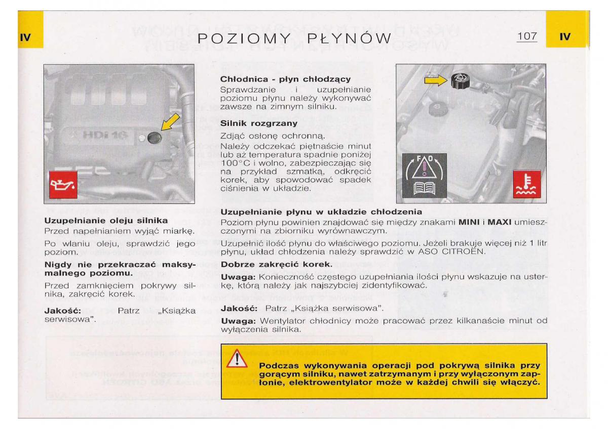 Citroen C5 I FL instrukcja obslugi / page 109