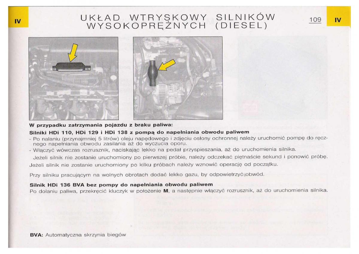 Citroen C5 I FL instrukcja obslugi / page 111