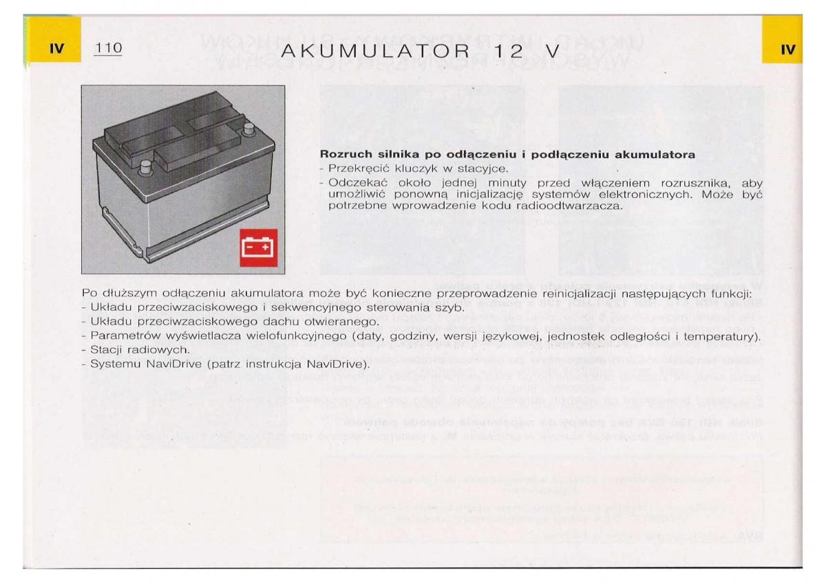 Citroen C5 I FL instrukcja obslugi / page 112