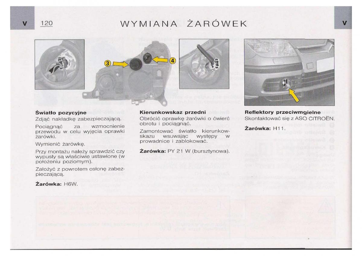 Citroen C5 I FL instrukcja obslugi / page 122