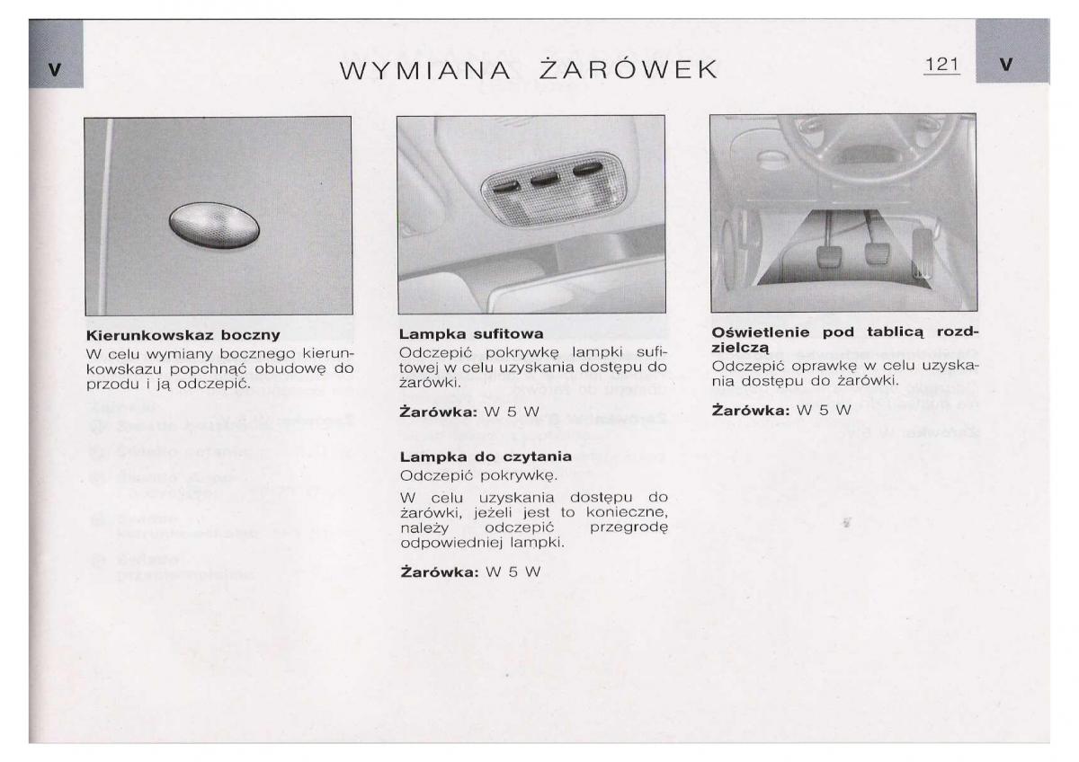 Citroen C5 I FL instrukcja obslugi / page 123