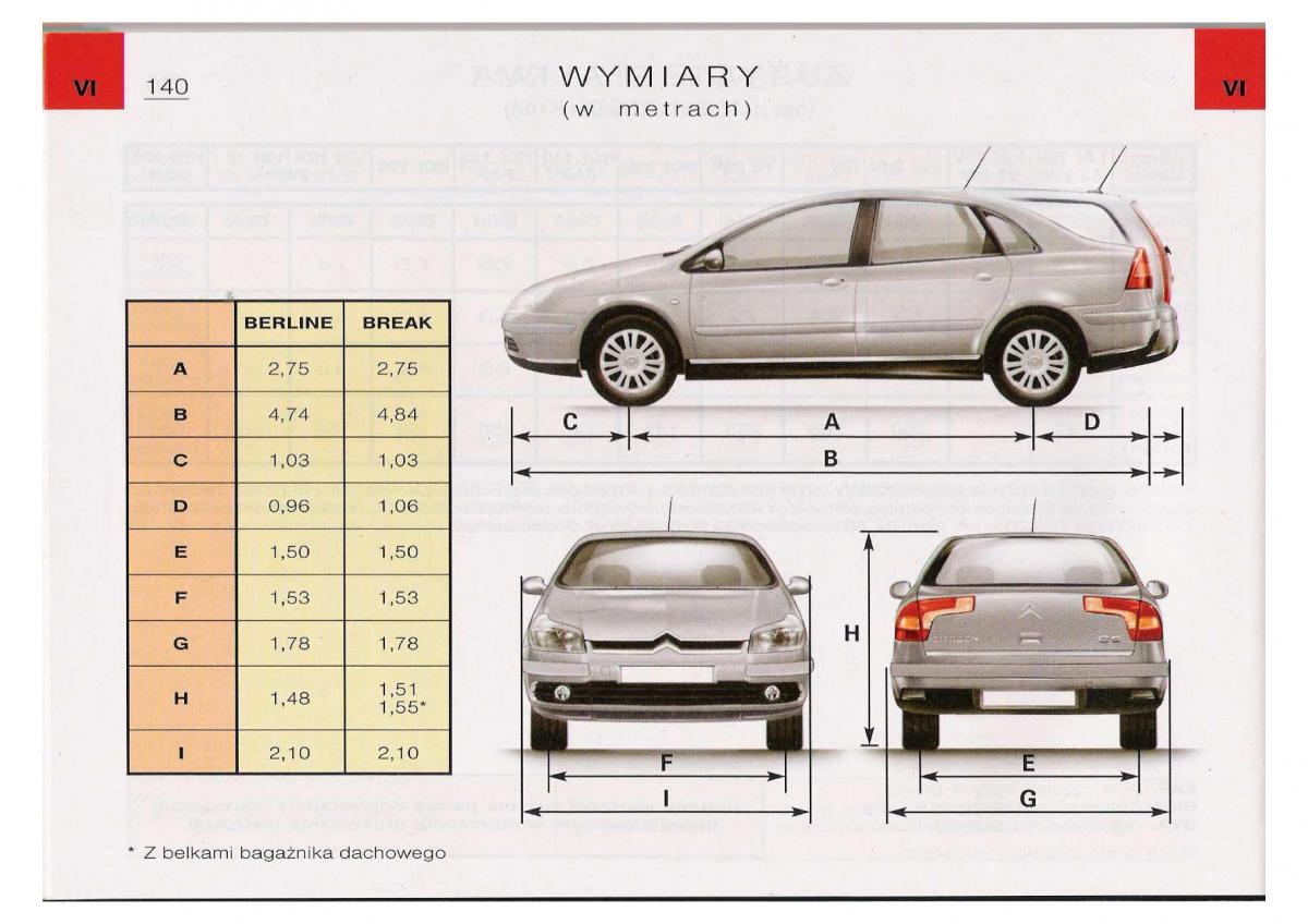 Citroen C5 I FL instrukcja obslugi / page 142