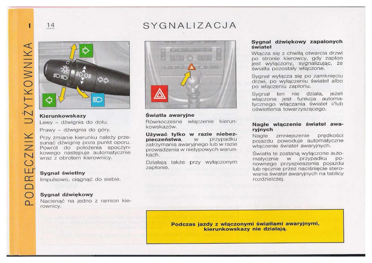 Citroen C5 I FL instrukcja obslugi / page 16