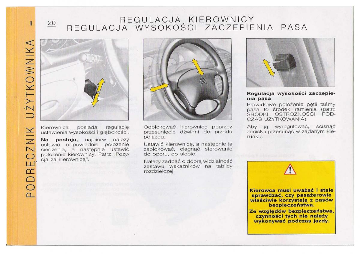 Citroen C5 I FL instrukcja obslugi / page 22