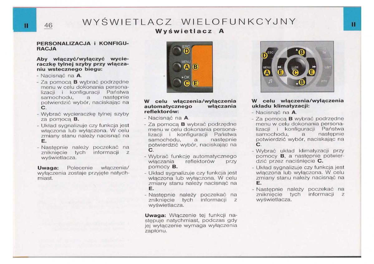 Citroen C5 I FL instrukcja obslugi / page 48