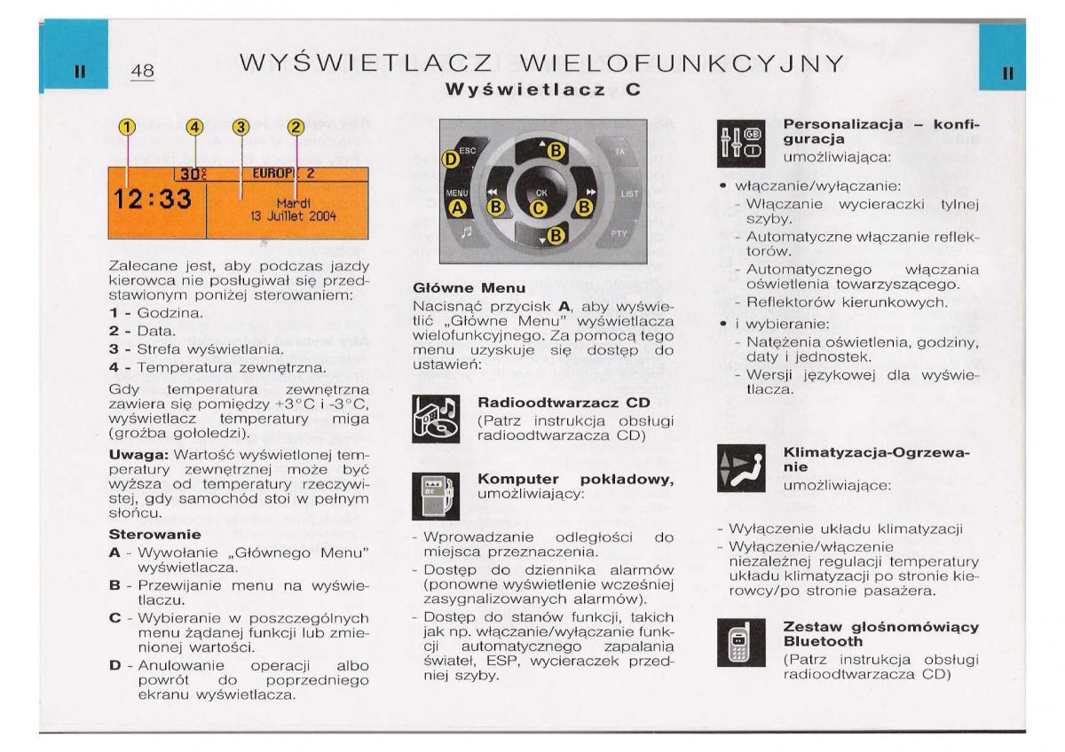 Citroen C5 I FL instrukcja obslugi / page 50