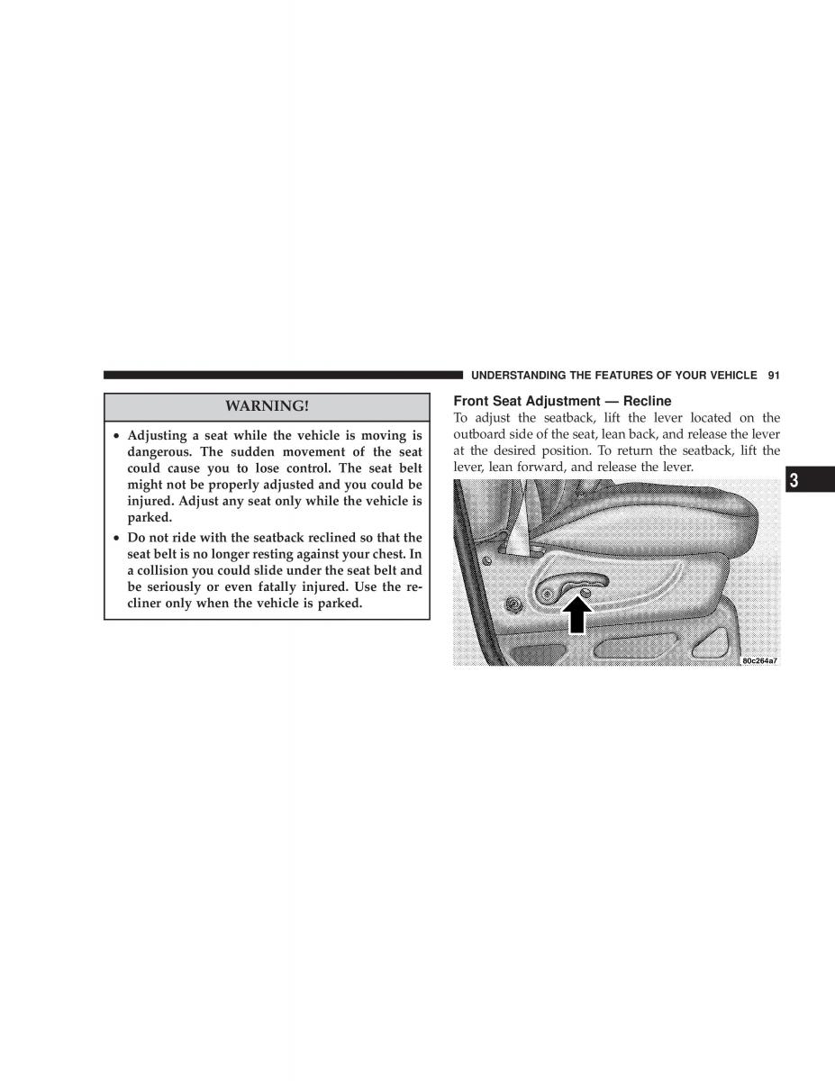 Jeep Liberty Cherokee KJ owners manual / page 91